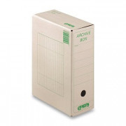 Archivačný box 330x260x110mm EMBA prírodný (zelený štítok)