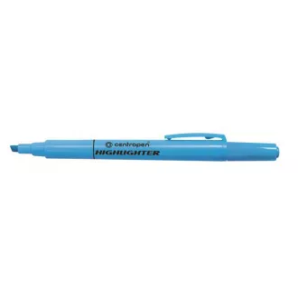Zvýrazňovač Centropen 8722 modrý klinový hrot 1-4mm Zvýrazňovač Centropen 8722 modrý klinový hrot 1-4mm