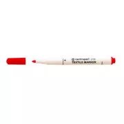 Značkovač Centropen 2739 na textil červený valcový hrot 3,5mm