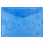 Obálka listová kabelka A4 Neo colori PP s cvokom modrá