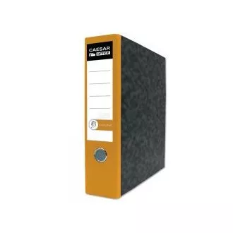 Zakladač A4 8cm pákový Executive žltý chrbát s otvorom pre prst Zakladač A4 8cm pákový Executive žltý chrbát s otvorom pre prst