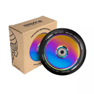 Náhradné kolieska na freestyle kolobežku 120mm, hliník, 2 ks, rainbow, Čierna Náhradné kolieska na freestyle kolobežku 120mm, hliník, 2 ks, rainbow, Čierna