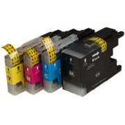 MultiPack Farba do tlačiarne BROTHER LC-1280 (LC1280BK, LC1280C, LC1280M, LC1280Y) - Cartridge TonerPartner PREMIUM, black + color (čierna + farebná)