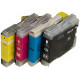 MultiPack BROTHER LC-970 + 20ks fotopapiera (LC970BK,  LC970C,  LC970M,  LC970Y) - Cartridge TonerPartner PREMIUM, black + color (čierna + farebná)