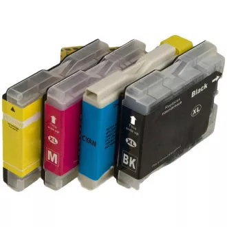 MultiPack Farba do tlačiarne BROTHER LC-970 + 20ks fotopapiera (LC970VALBP) - Cartridge TonerPartner PREMIUM, black + color (čierna + farebná)