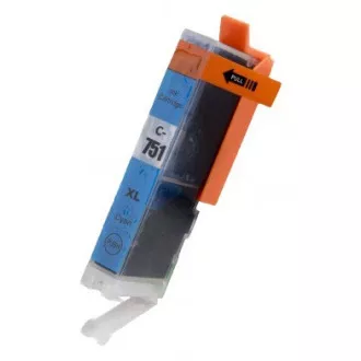 Farba do tlačiarne CANON CLI-751 (6454B001) - Cartridge TonerPartner PREMIUM, cyan (azúrová)