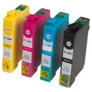 MultiPack Farba do tlačiarne EPSON Epson T1285 + 20ks fotopapiera (C13T12854010) - Cartridge TonerPartner PREMIUM, black + color (čierna + farebná)
