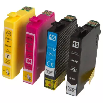 MultiPack Farba do tlačiarne EPSON T1635 + 20ks fotopapiera (C13T16364010) - Cartridge TonerPartner PREMIUM, black + color (čierna + farebná)