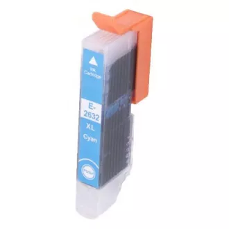 Farba do tlačiarne EPSON T2632-XL (C13T26324010) - Cartridge TonerPartner PREMIUM, cyan (azúrová)