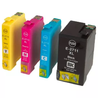 MultiPack Farba do tlačiarne EPSON T2711-XXL, T2715-XXL - Cartridge TonerPartner PREMIUM, black + color (čierna + farebná)