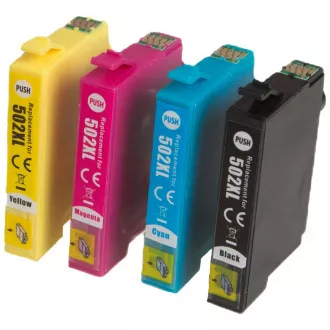 MultiPack Farba do tlačiarne EPSON T502-XL (C13T02W64010) - Cartridge TonerPartner PREMIUM, black + color (čierna + farebná)