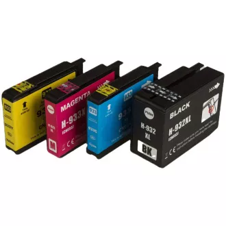 MultiPack TonerPartner Cartridge PREMIUM pre HP 933-XL (C2P42AE), black + color (čierna + farebná)