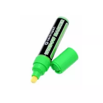Značkovač Centropen 9121 kriedový na sklo zelený valcový hrot 3-4mm Značkovač Centropen 9121 kriedový na sklo zelený valcový hrot 3-4mm