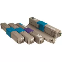 MultiPack Toner OKI C301 (C301-BK, C301-C, C301-M, C301-Y) - TonerPartner PREMIUM, black + color (čierny + farebný)