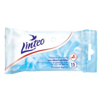 Vlhčené obrúsky Linteo pre dennú potrebu 15ks