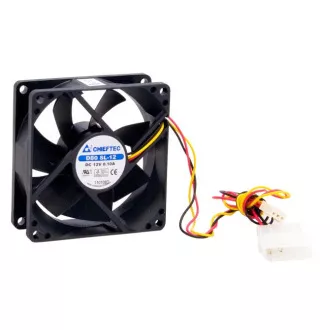 CHIEFTEC vetrák AF-0825S, 80x80x25 mm Sleeve Fan, with 3/4pin connector