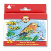 Voskovky Koh-I-Noor Trio Wax 8274 trojhr.10mm 24 farieb
