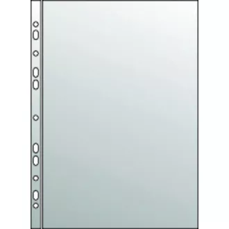 Obal A4 "U" eurozáves PE hladký lesklý 50mic číry 100ks Obal A4 "U" eurozáves PE hladký lesklý 50mic číry 100ks