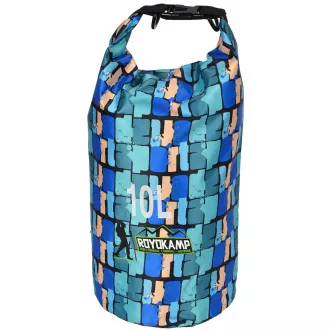 Vodotesný vak ROYOKAMP Dry Bag 10 l, viacfarebný (modrá/tyrkysová) Vodotesný vak ROYOKAMP Dry Bag 10 l, viacfarebný (modrá/tyrkysová)