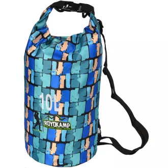 Vodotesný vak ROYOKAMP Dry Bag 10 l, viacfarebný (modrá/tyrkysová) Vodotesný vak ROYOKAMP Dry Bag 10 l, viacfarebný (modrá/tyrkysová)
