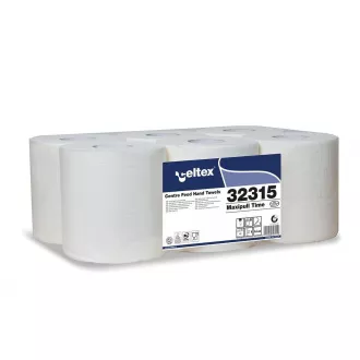 Uteráky pap. Celtex Maxi Pull time biele 2vrs. 6rolí / predaj po balení Uteráky pap. Celtex Maxi Pull time biele 2vrs. 6rolí / predaj po balení