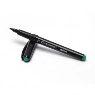 Popisovač Centropen 4606 CD/DVD/BD zelený valcový hrot 1mm