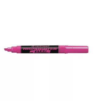Zvýrazňovač Centropen 8542 Highlighter Flexi ružový klinový hrot 1-5mm Zvýrazňovač Centropen 8542 Highlighter Flexi ružový klinový hrot 1-5mm