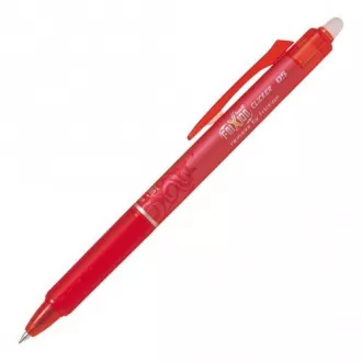 Gélový roller Pilot Frixion Clicker 0,5mm červený prepisovateľný Gélový roller Pilot Frixion Clicker 0,5mm červený prepisovateľný