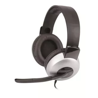 GENIUS slúchadlá s mikrofónom HS-05A, zvinovací kábel GENIUS slúchadlá s mikrofónom HS-05A, zvinovací kábel