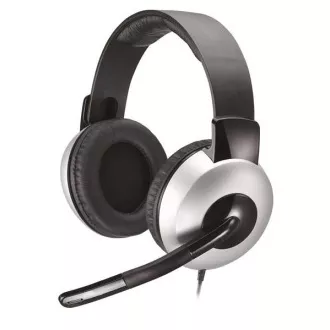 GENIUS slúchadlá s mikrofónom HS-05A, zvinovací kábel GENIUS slúchadlá s mikrofónom HS-05A, zvinovací kábel