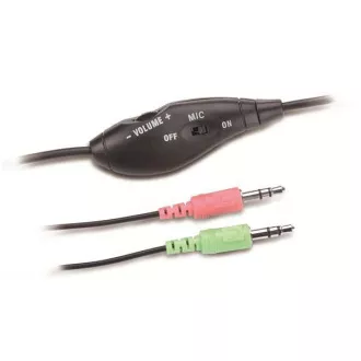 GENIUS slúchadlá s mikrofónom HS-05A, zvinovací kábel GENIUS slúchadlá s mikrofónom HS-05A, zvinovací kábel