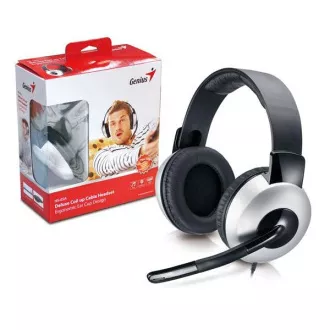 GENIUS slúchadlá s mikrofónom HS-05A, zvinovací kábel GENIUS slúchadlá s mikrofónom HS-05A, zvinovací kábel