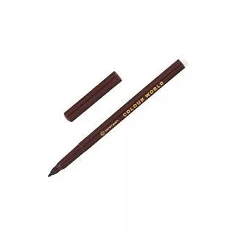 Popisovač Centropen 7550 hnedý valcový hrot 1mm