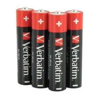 VERBATIM Alkalické batérie AAA, 4 PACK, LR3