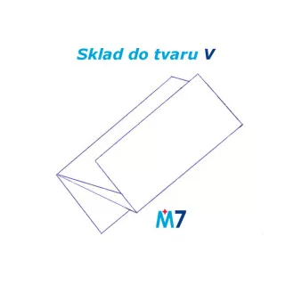 Papierový uterák skladu V, 1-vrstvový STANDART, zelené 5000 ks Papierový uterák skladu V, 1-vrstvový STANDART, zelené 5000 ks