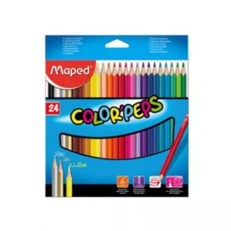 Pastelky Maped trojh. Colorpeps 24ks