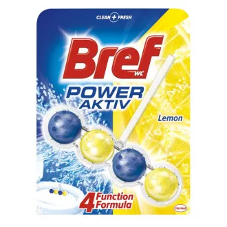 WC záves guličky Bref Power aktiv citrón 50g WC záves guličky Bref Power aktiv citrón 50g