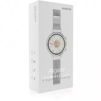 Watch Lady (M3), Strieborné ALIGATOR Watch Lady (M3), Strieborné ALIGATOR