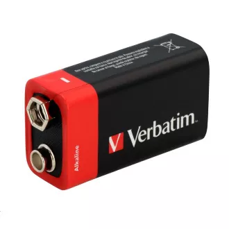 VERBATIM Alkalické batérie 9V, 1 PACK, 6LR61