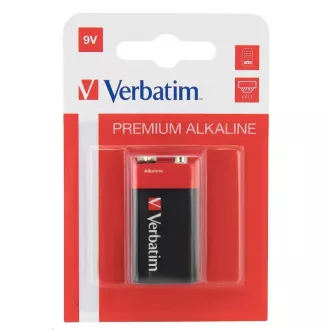 VERBATIM Alkalické batérie 9V, 1 PACK, 6LR61
