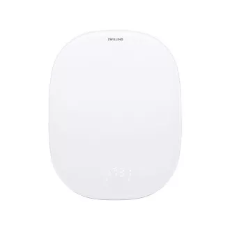 ZWILLING digitálna kuchynská váha, Li-ion batéria, USB napájanie, sklo, strieborná - Enfinigy