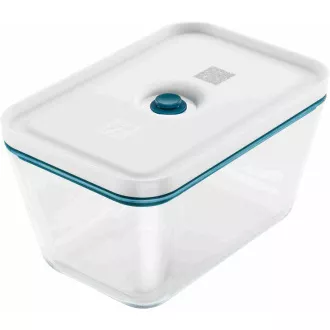 ZWILLING vákuová sada, sklenená nádoba, plastová nádoba, 5 sáčkov, vákuová pumpa, modrá - Fresh & Save