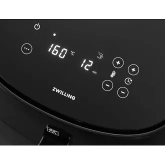 ZWILLING teplovzdušná fritéza, 4 l, 1400 W, 80-200 ° C, čierna - Electrics