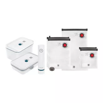ZWILLING vákuová sada, 2x plastová nádoba, 5 sáčkov, vákuová pumpa, modrá - Fresh & Save