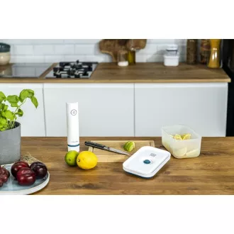 ZWILLING vákuová sada, 2x plastová nádoba, 5 sáčkov, vákuová pumpa, modrá - Fresh & Save