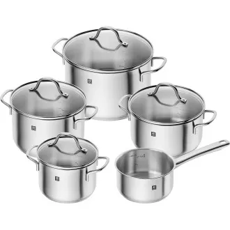 ZWILLING sada hrncov, 5 kusov, nerezová oceľ - Flow