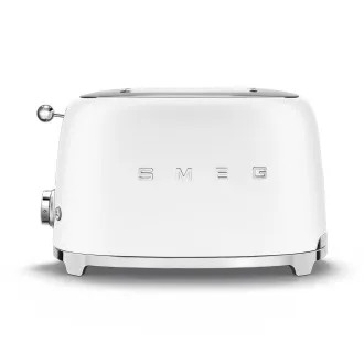Smeg TSF01WHMEU sendvičovač / hriankovač, 2 toasty, 6 úrovní opekania, zásuvka na omrvinky, štýl. 50. rokov, matne biela