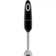 Smeg HBF11BLEU tyčový mixér, 700 W, 14850 RPM, turbo, 50's Style, protišmyková rukoväť, čierny