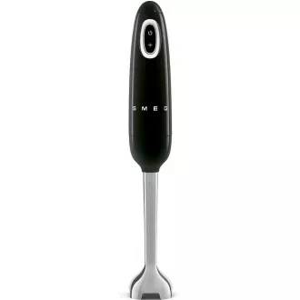 Smeg HBF11BLEU tyčový mixér, 700 W, 14850 RPM, turbo, 50's Style, protišmyková rukoväť, čierny