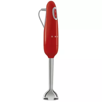 Smeg HBF11RDEU tyčový mixér, 700 W, 14850 RPM, turbo, 50's Style, protišmyková rukoväť, červený